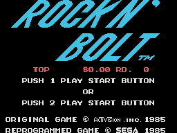 Заставка игры Rock n' Bolt